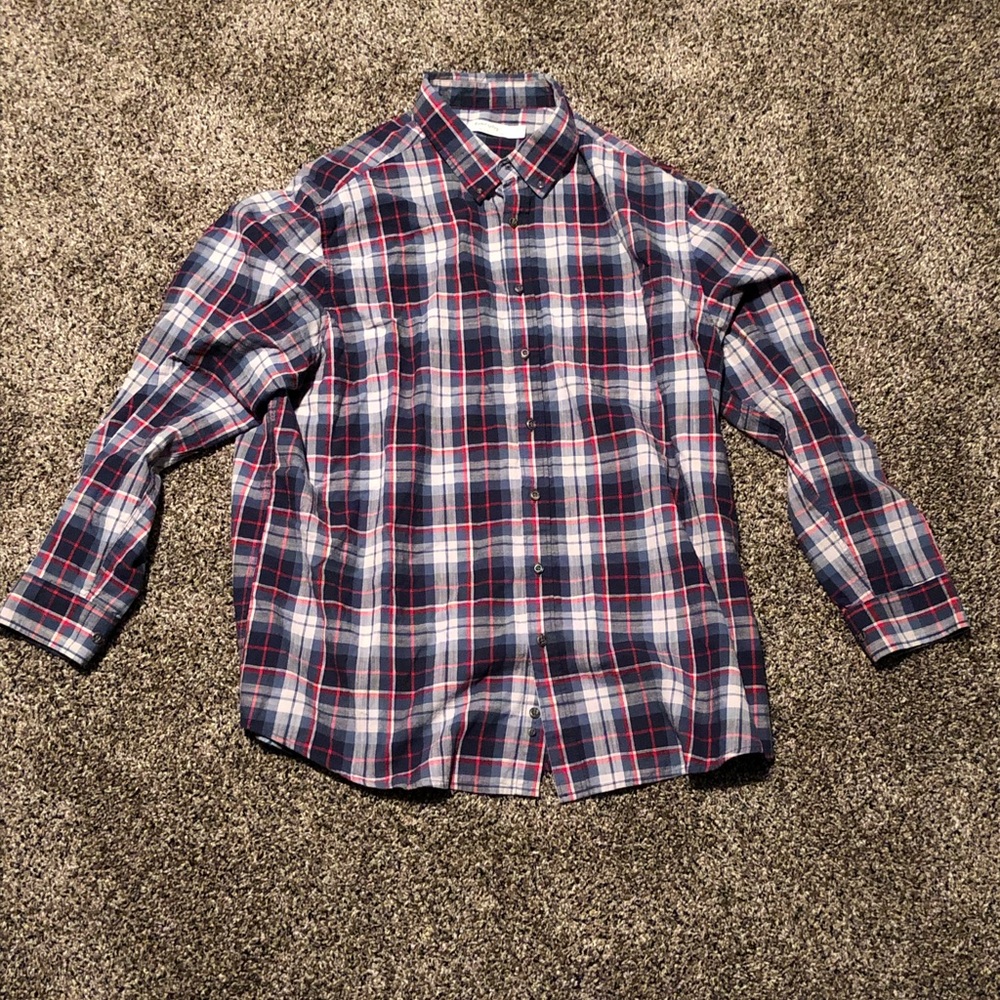 Faded Glory Casual Button Down Shirt.